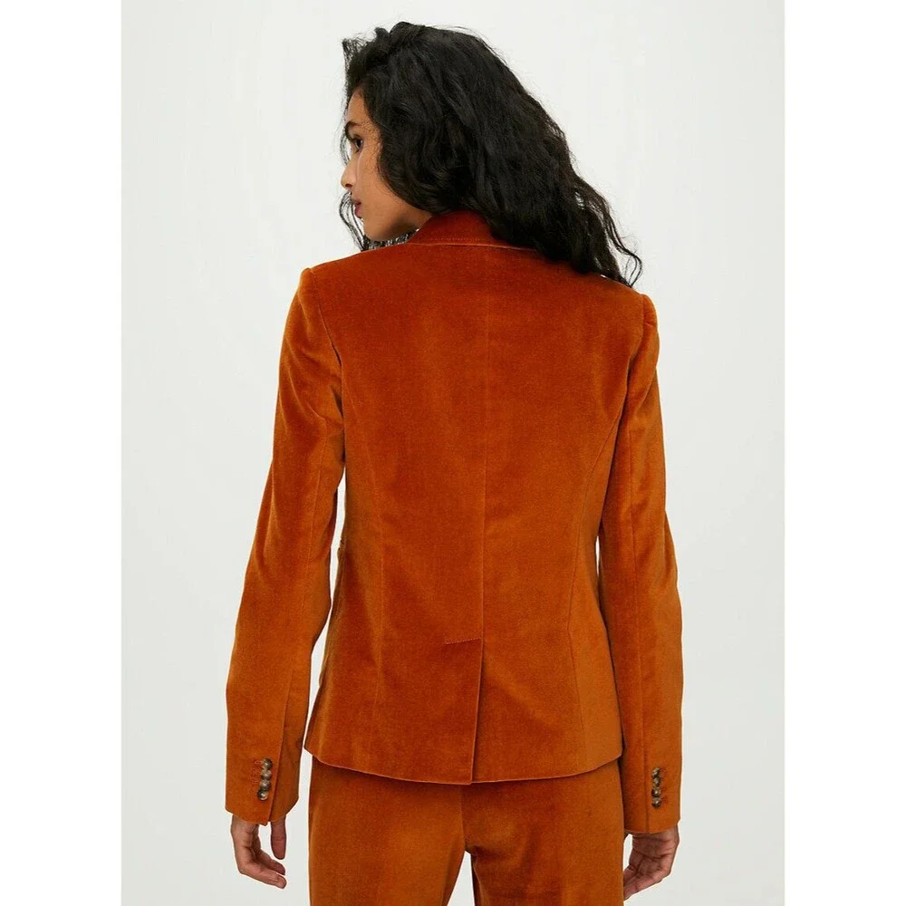 Wilfred Mona Velvet Blazer Single-button, Velvet Blazer Size 2 - Picture 7 of 9